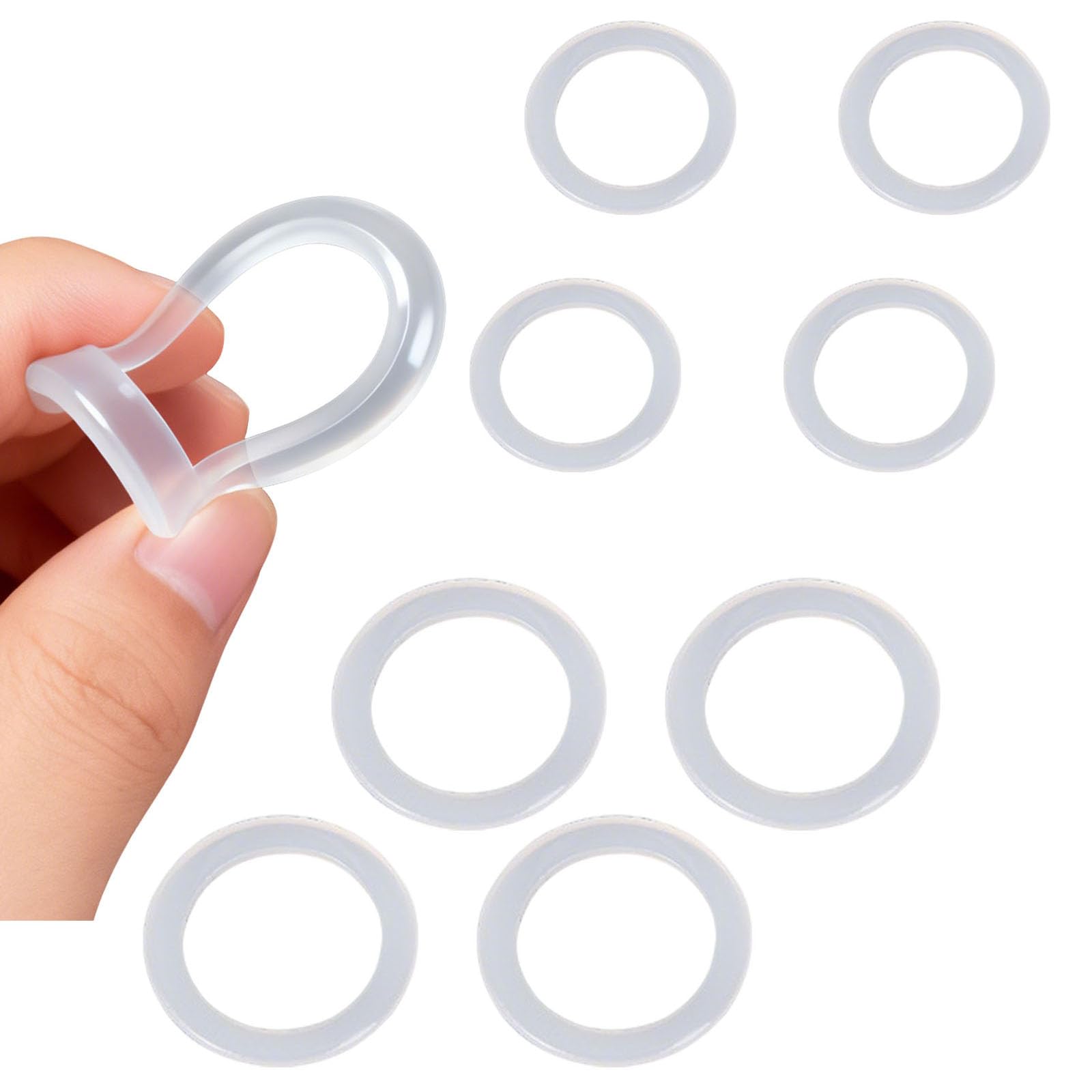 Juntas tóricas de silicona, juego de juntas de goma, resistente al agua, resistente al calor, para conexión de tuberías y mangueras de grifo 2000pcs OD_24mm*ID_12mm