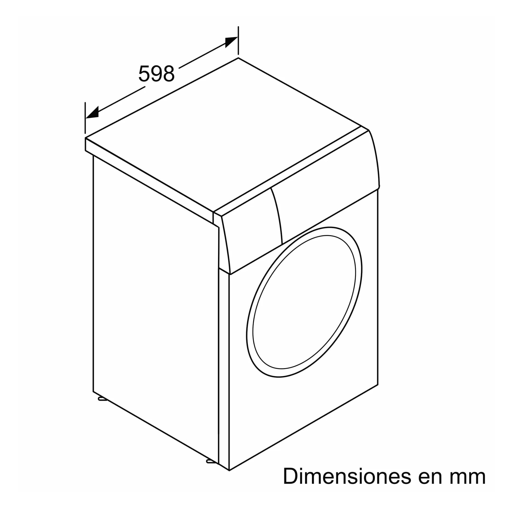 Balay - Lavadora, 9 kg, Carga Frontal, Autodosificacion, Programa Plancha, antimanchas, Programa Rápido, 1400 r.p.m., Acero, 3TS496XDS
