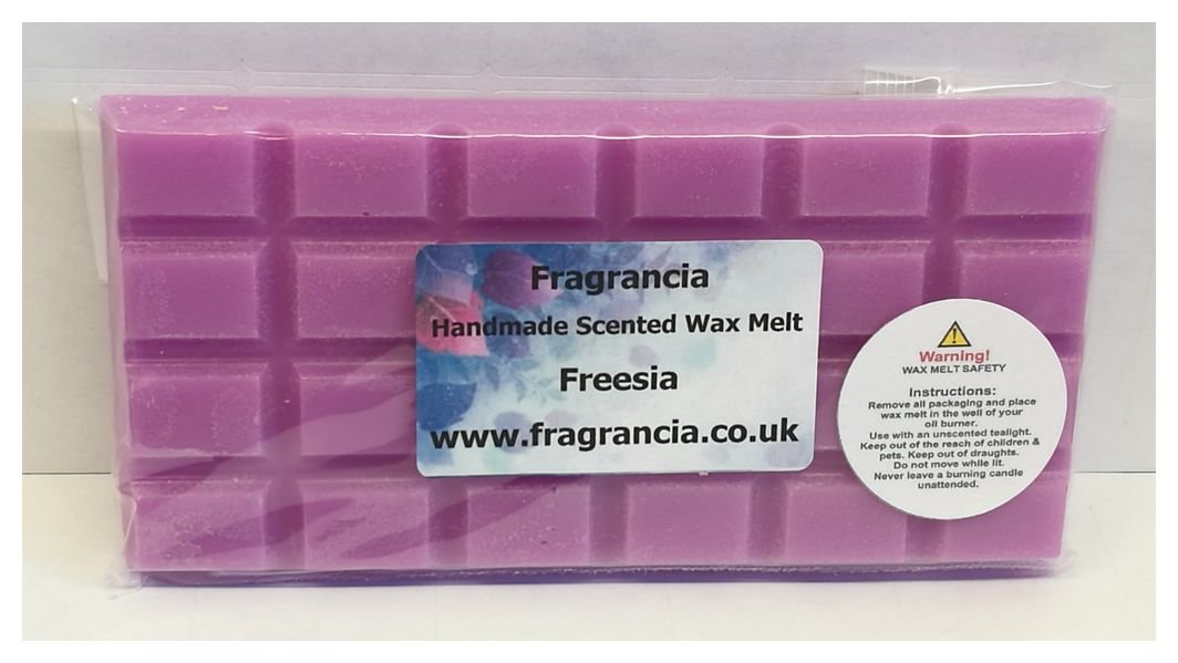 Fragrancia A Single Handmade Highly Scented Wax Melt Bar (Freesia)
