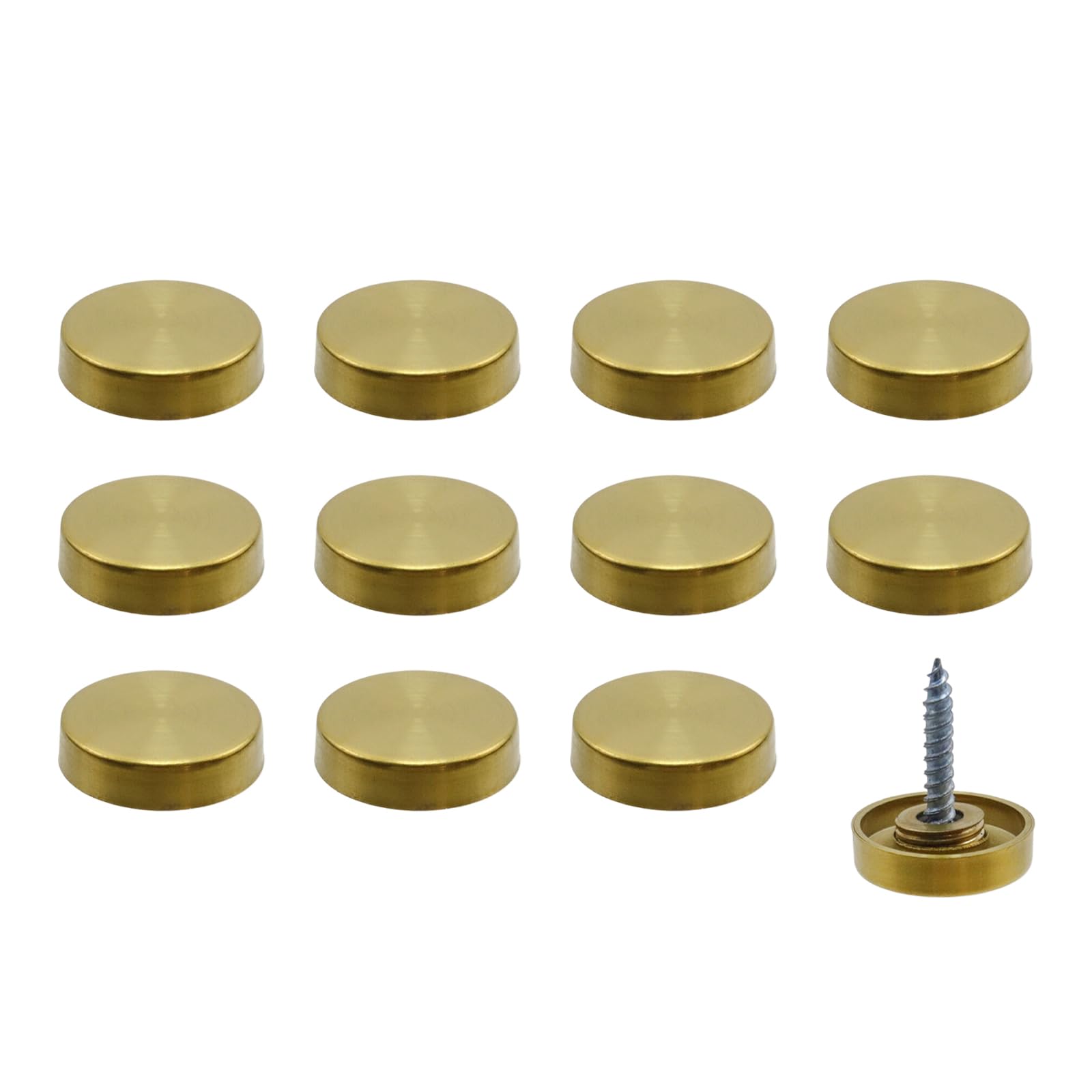 Gold Mirror Screws - Conceal Exposed Hardware -10