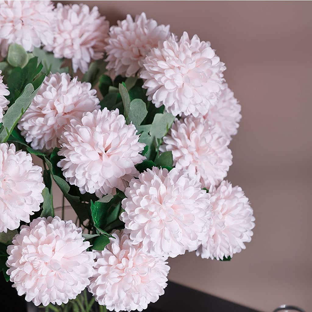 Fiori Artificiali Fiori Artificiali Ortensia da Interno Fiore Finto Soggiorno Camera da Letto Ping Pong Crisantemo Fiore di Seta Composizione di Nozze