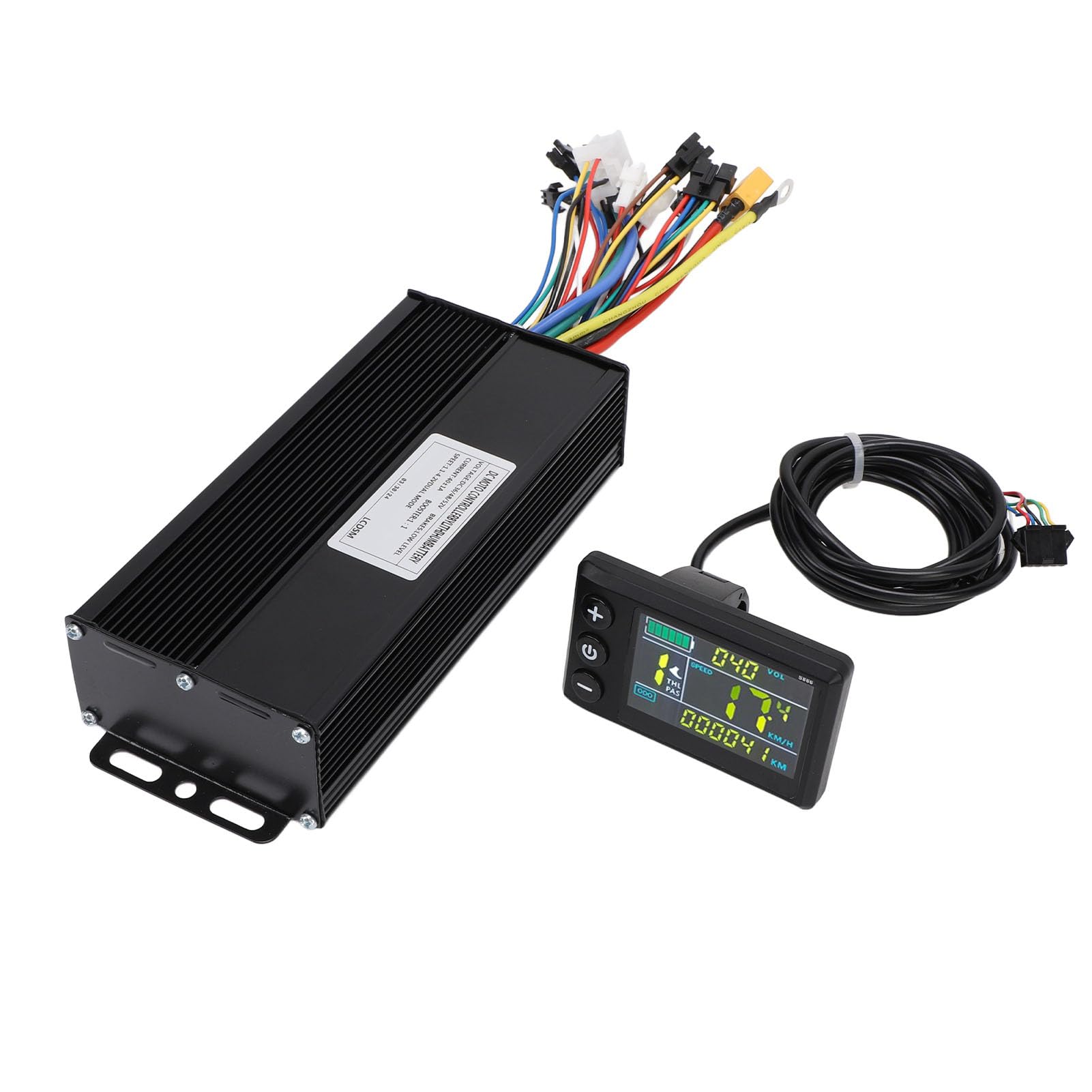 BuyWeek Zestaw bezszczotkowy kontroler silnika elektrycznego, bezszczotkowy kontroler 40A 3 Sinus Fashion Wave Controller z kolorowym wyświetlaczem S866