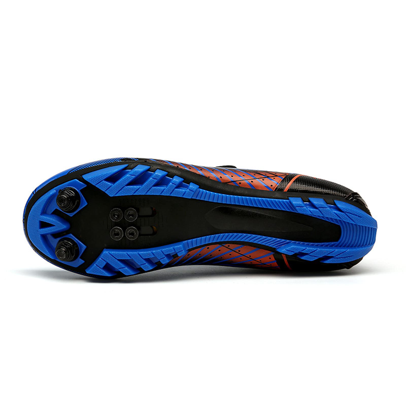 TTW Chaussures Cyclisme pour Hommes et Femmes Chaussures Vélo Ultralégères Antidérapantes SPD Ou KEO Compatibles avec Road Lock/VTT Lock Parfait pour Vélos Course sur Route Spin,Blanc,42