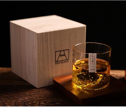 Miniatura 7 de Mt. Fuji Glass, Plain Rock Glass, Set of 2, Souvenir, Glacier Mountains, Whiskey Glass, Rock Glass, Japanese Sake,Foreign Japan, Souvenir,