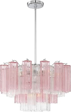 Crystorama Addis 9 Light Polished Chrome Chandelier