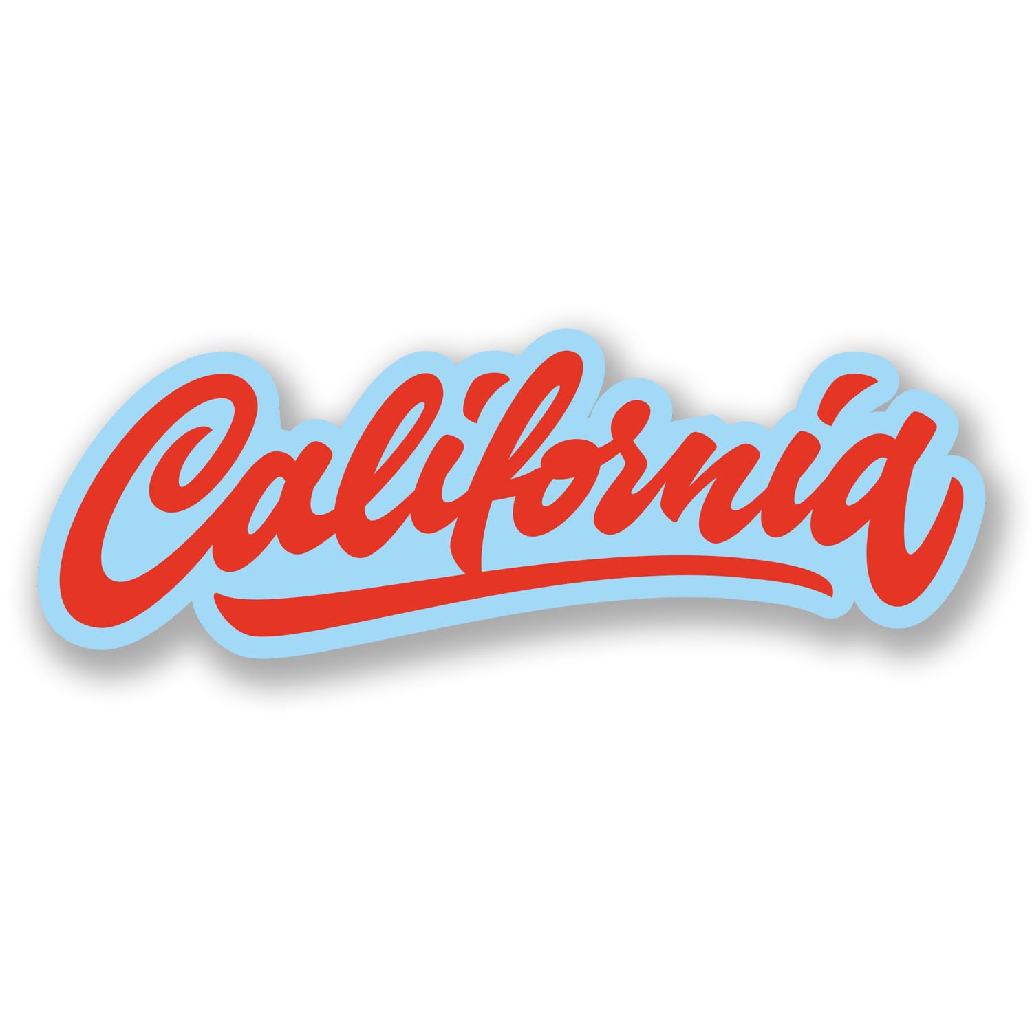 2 x California Vinyl Stickers Bike Laptop Travel Luggage Decals Fun Surf #4394 (15cm Wide x 5.3cm Tall)
