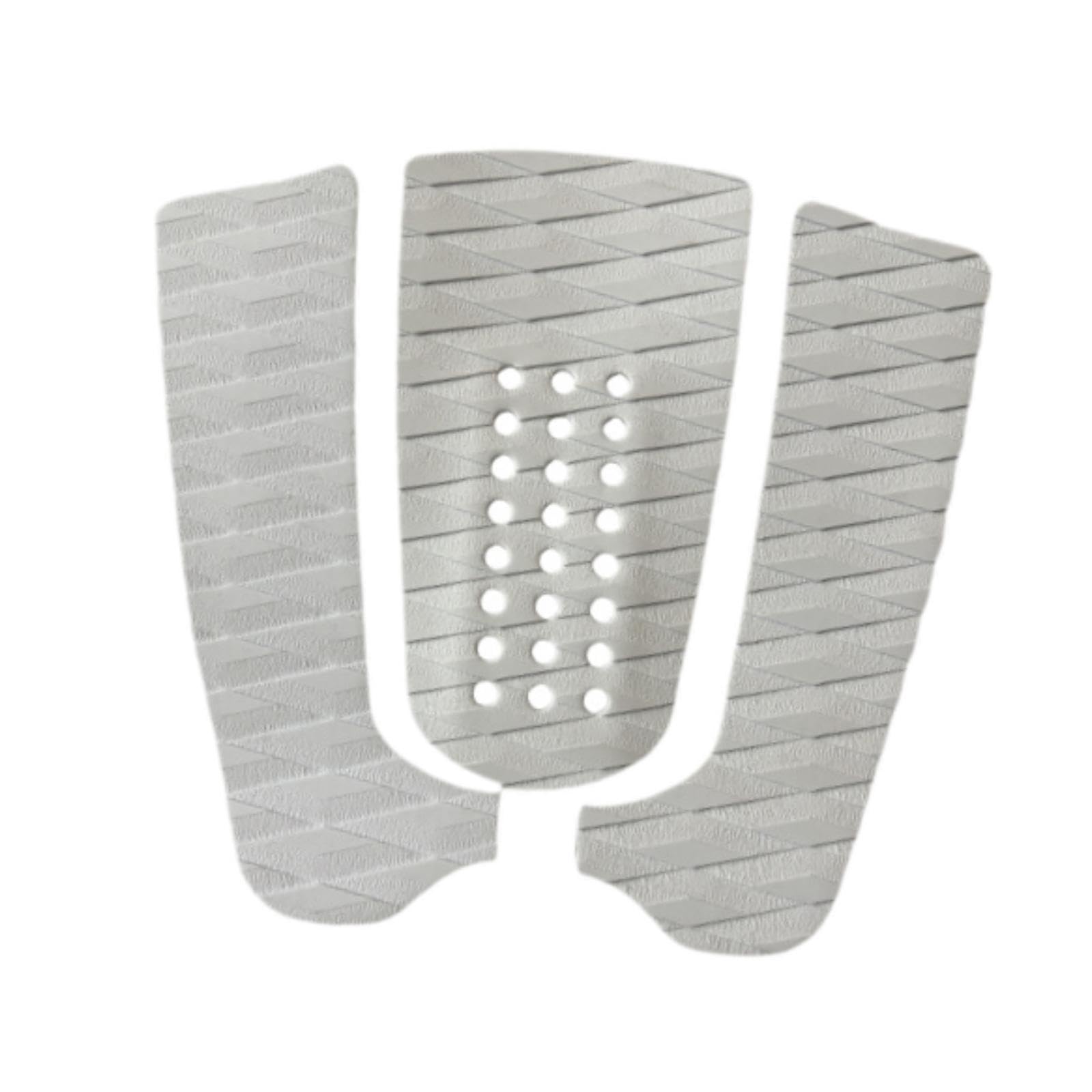 Gralara 3 Teile Surfbrett Fußpad, rutschfeste Deckmatte für Wassersport