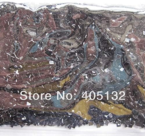 NRR03B 10000pcs/bag Black 2 * 2mm Square Shape Resin Nail Rhinestone Acrylic Rhinestone Nail Art
