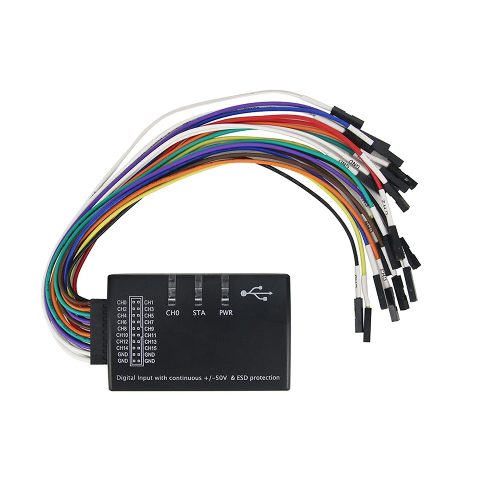 Mini 16 Logic Analyzer USB 100m. Maximale Abtastrate 1 6eck Version 1.1.34 Unterstützung 1.2.10 Software,Hardware Hohe Auflösung