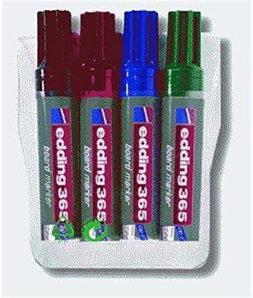 edding 365 Whiteboard Marker Set of 4 Assorted 4-365-4