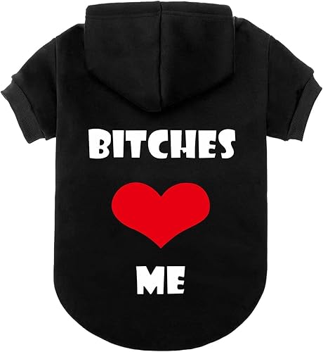 EXPAWLORER Sudadera con capucha para perro, suave y cálida con agujero para correa, ropa de forro polar para invierno y otoño, con estampado de