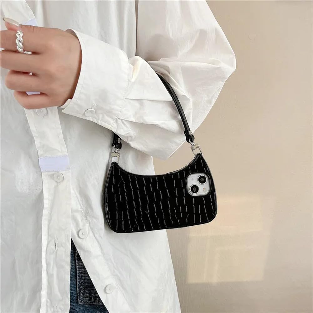 Funda de teléfono con diseño de Bolso de Moda Simple para iPhone 11, 13, 12, 14, 15 Pro MAX, Linda Funda Trasera de TPU Suave para teléfono, Color Blanco, para iPhone 14 Pro