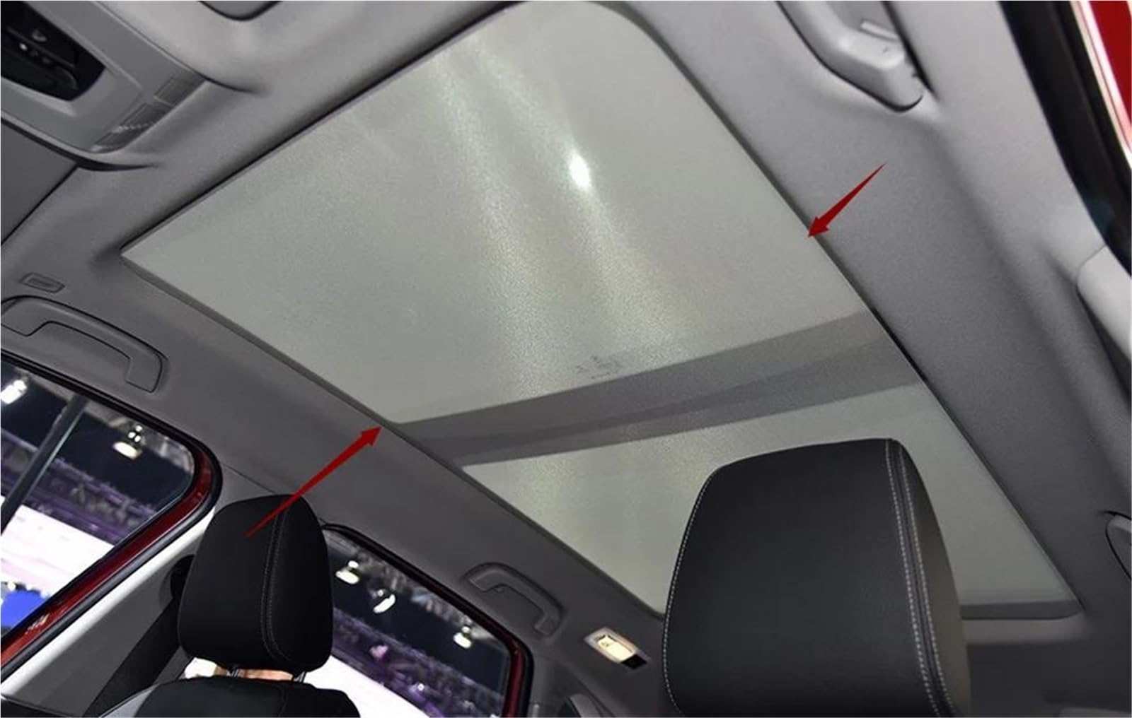 Tenda Tettuccio Apribile Auto Tenda Parasole Elettrica Panoramica Per Tetto Apribile, Oscurante A Rullo Per Opel Per Insignia Sport Tourer 2009-2017(Titanio)