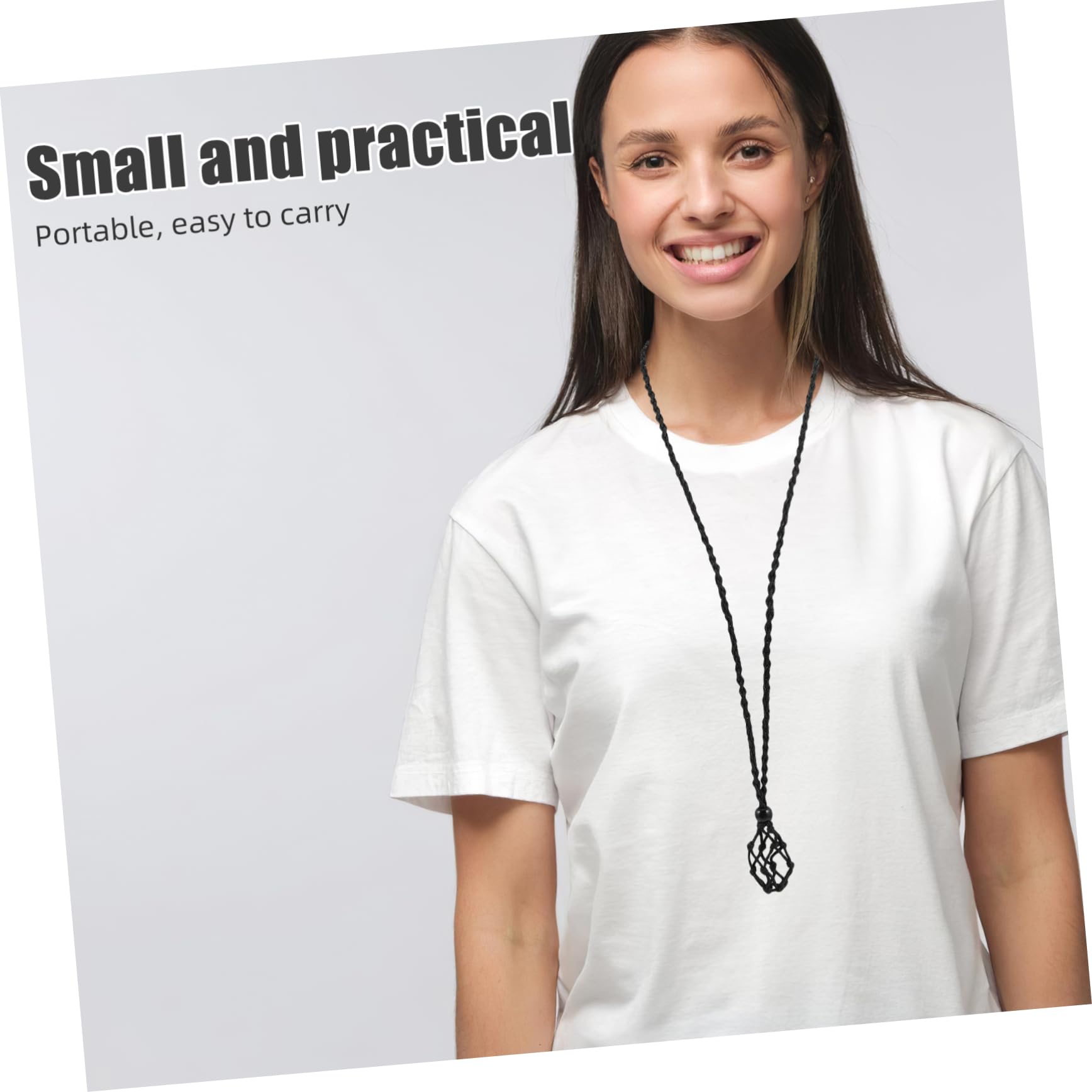 Cordino Regolabile per Collana Porta Pietre di Cristallo 24 Pezzi | Tessuto Nero, Intreccio Artigianale, Uso per Progetti DIY e Occasioni Casuali