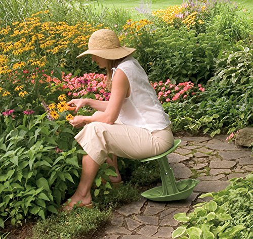 TheXceptional ROCKr Garden Stool with Seat Pad | Gardening Stool with Rocking Base for Yard and Garden | Light Weight Gardeners Chair Tool to Help Knees | Made in USA by Vertex Products | Model EX121 - Image 3