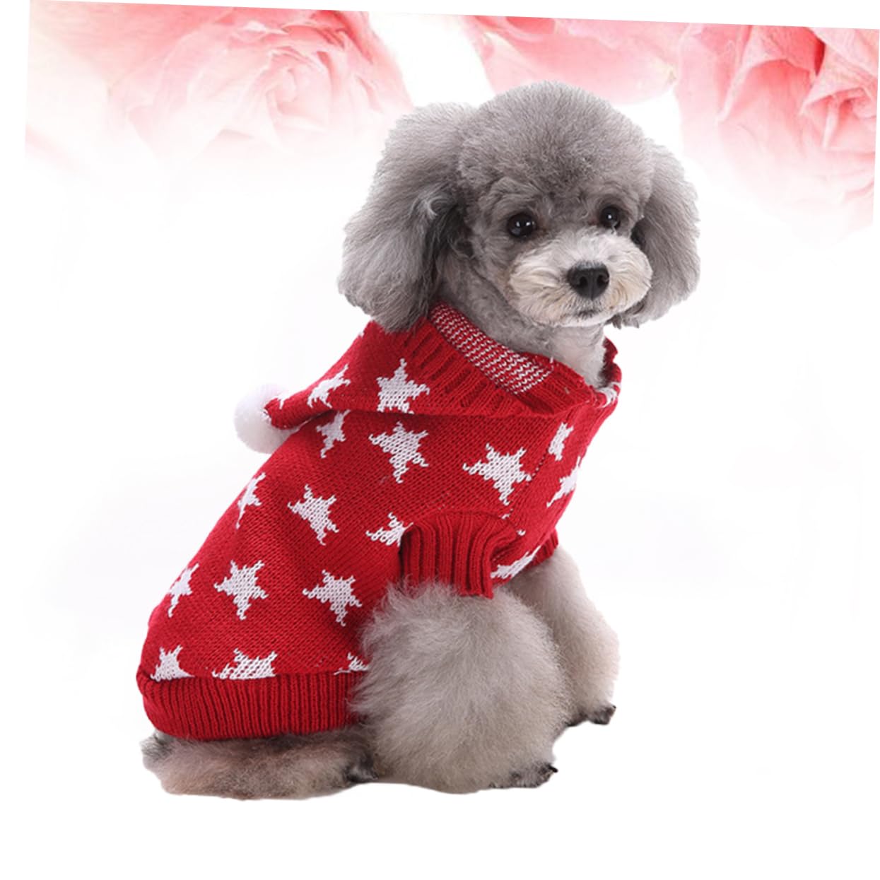 HMJGDHX 3 Pezzi Caldo Costume per Cani Vestiti per Cuccioli di Natale Cappotto Invernale per Cani Maglione per Animali Domestici di Natale Abiti per Cuccioli Tuta Vestiti per Cani di Piccola Taglia