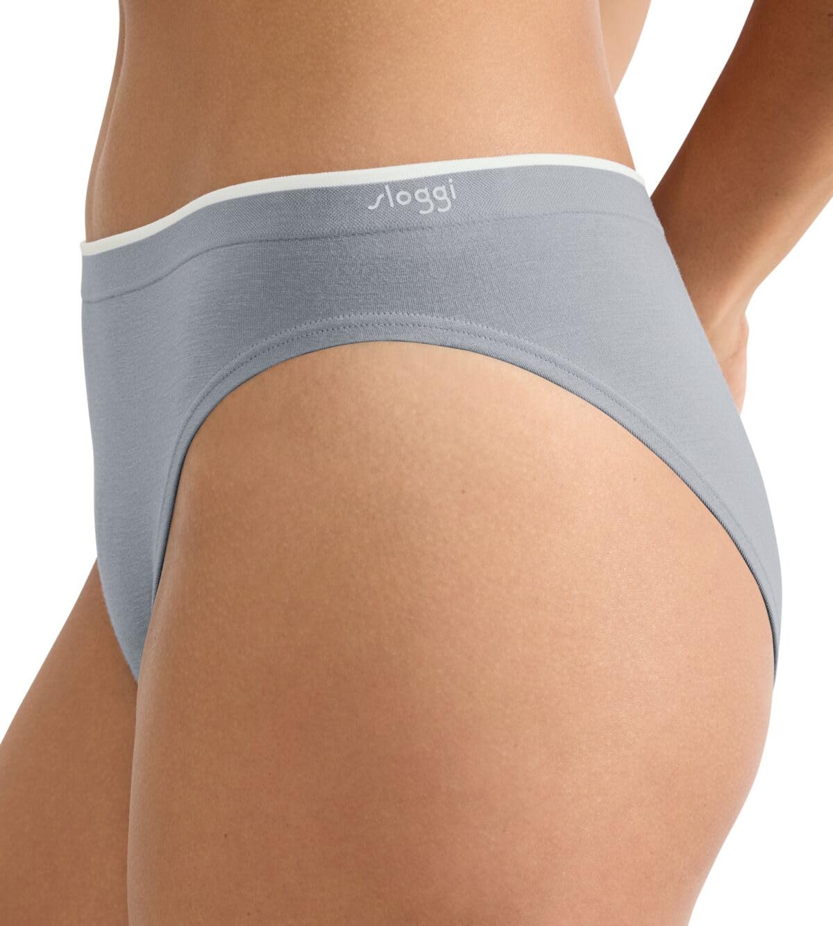 Sloggi Women's GO Sense High Leg majtki 2P, chromowane, M (2 sztuki)