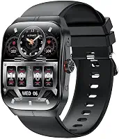 Smartwatch Lefal HK8pro tela AMOLED de 1,95 polegadas original Lefal Cold na Cor PRETO