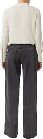 Comma Elasticated jeans with wide leg