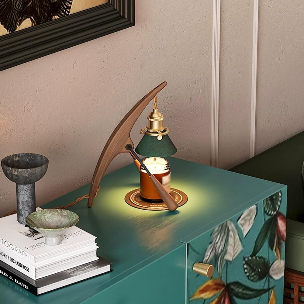 Lampada scaldacandele con Timer dimmer, Altezza Regolabile, Lampada scaldacandele for Candele profumate in Barattolo di Cera, for l'arredamento della Camera da Letto di Una Nuova casa.