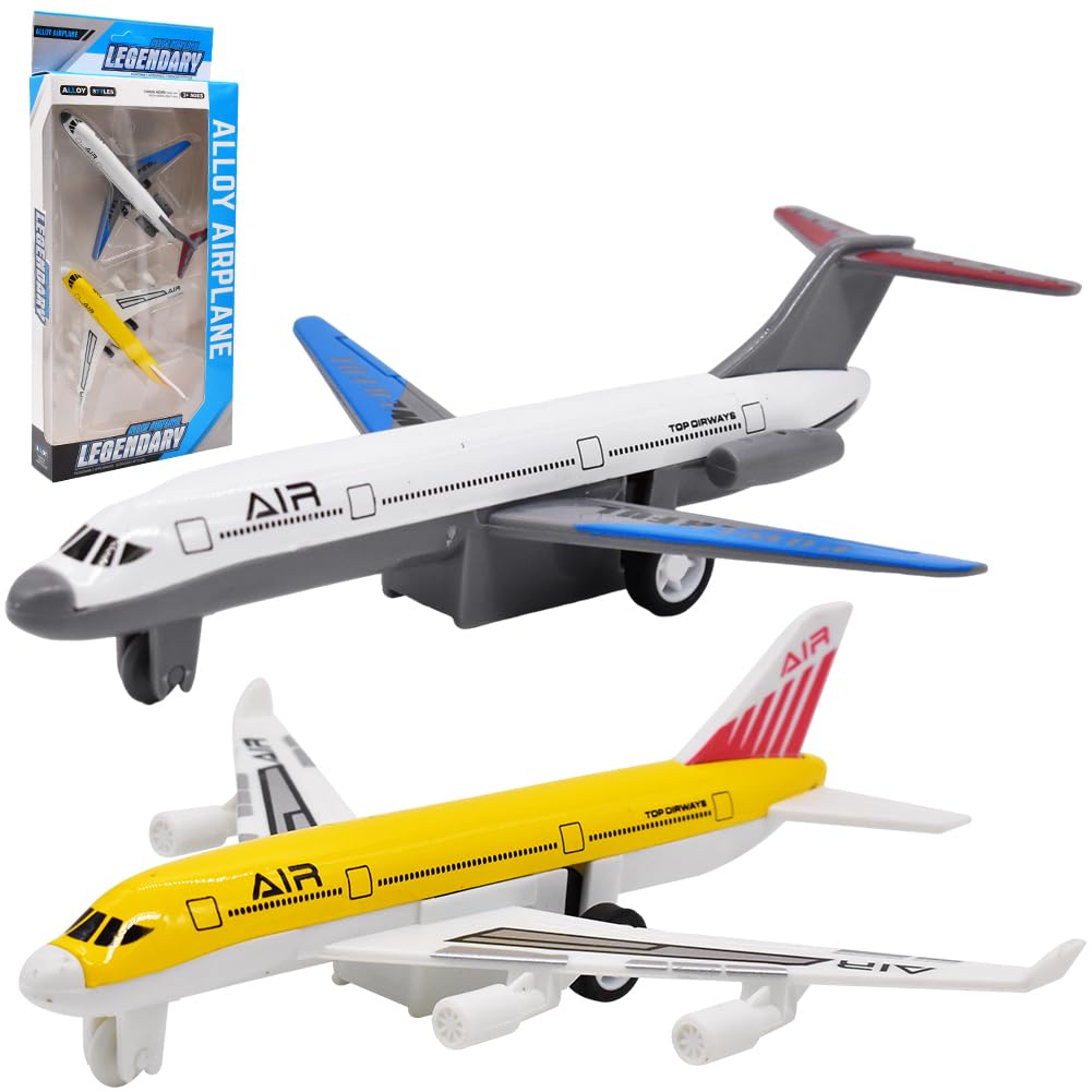 Aviones de Juguete para Niños - Set de 2 Aviones Planeadores - Regalos de Deportes al Aire Libre - Modelo de Avión para Cumpleaños