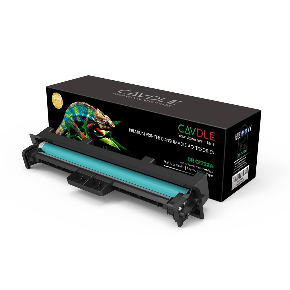 with Chip CAVDLE Compatible HP CF232A 32A Drum Unit for HP Laserjet Pro MFP M227fdw m277fdn, HP Laserjet Pro M203dw m203dn, HP Laserjet Ultra M206dn, MFP M230 Series