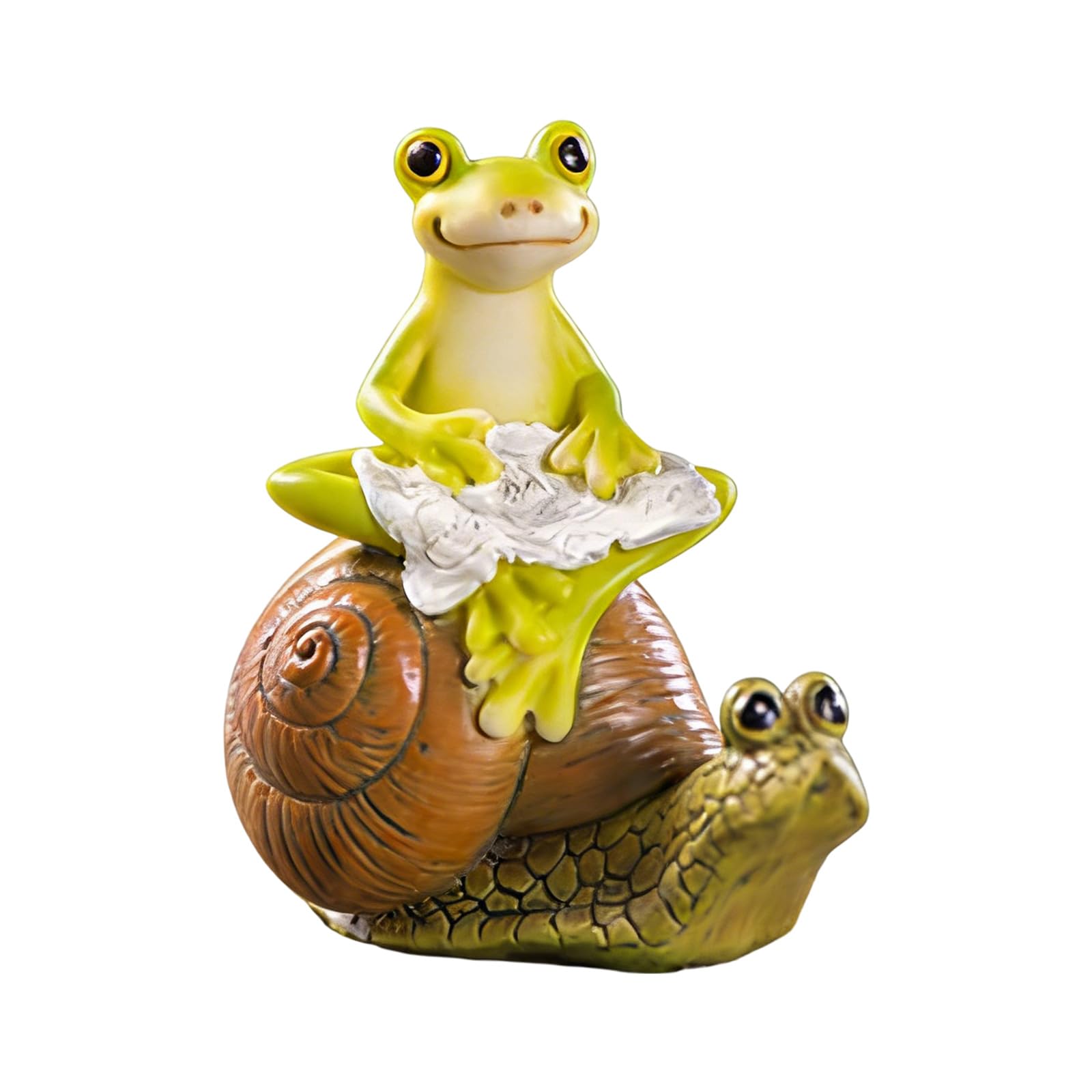 Kaeltsyn Easy Installation Frogs Garden Ornament Flower Pots Decoration in Various Setting Artistic Frogs Statue Craft From Resin Perfect for Enhancing Your Garden Easy Installation