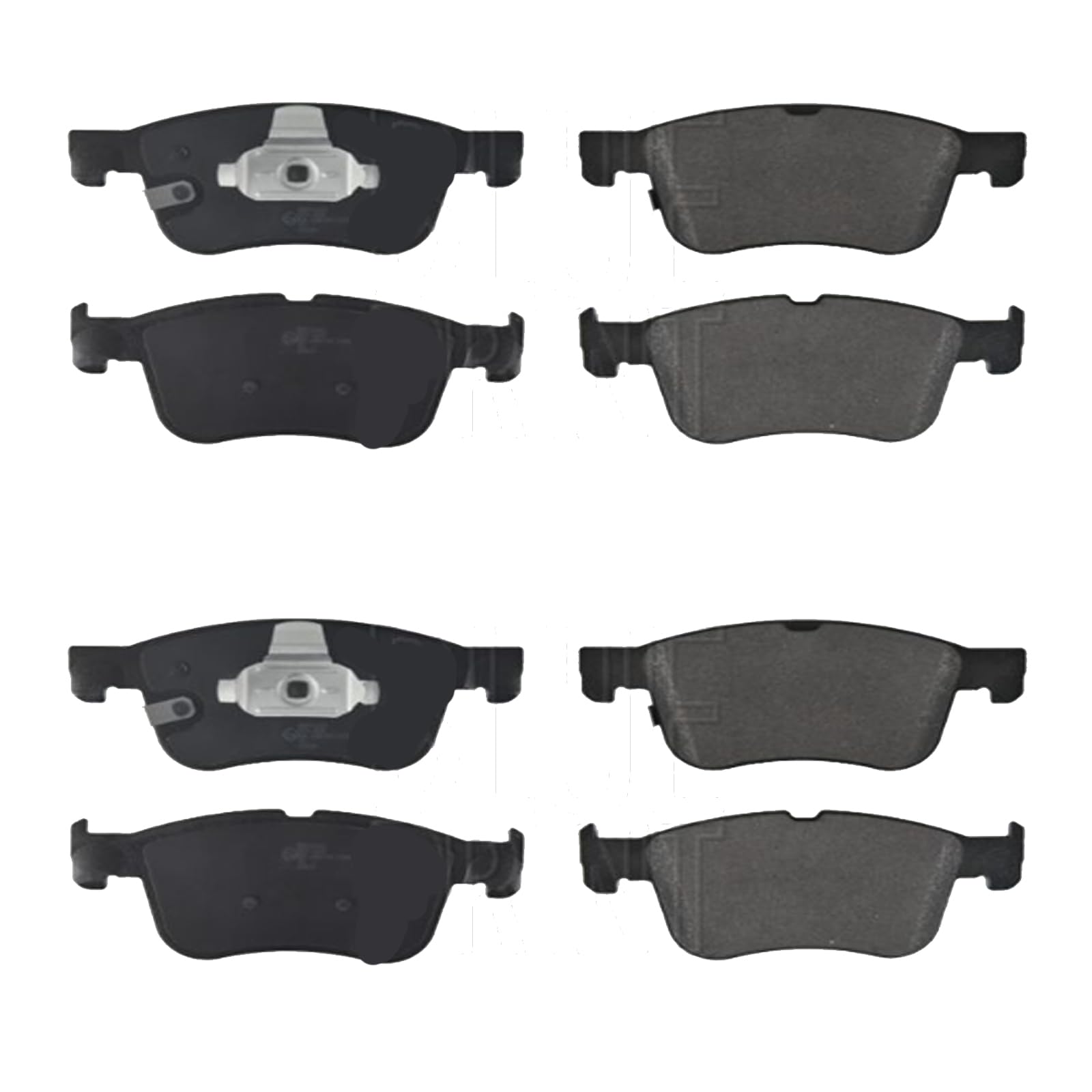 Kit Pastiglie Pattini Pasticche Anteriori e Posteriori compatibile con FORD MONDEO V 2 VOLUMI/CODA SPIOVENTE, TRE VOLUMI, TURNIER (CE,CD,CF)