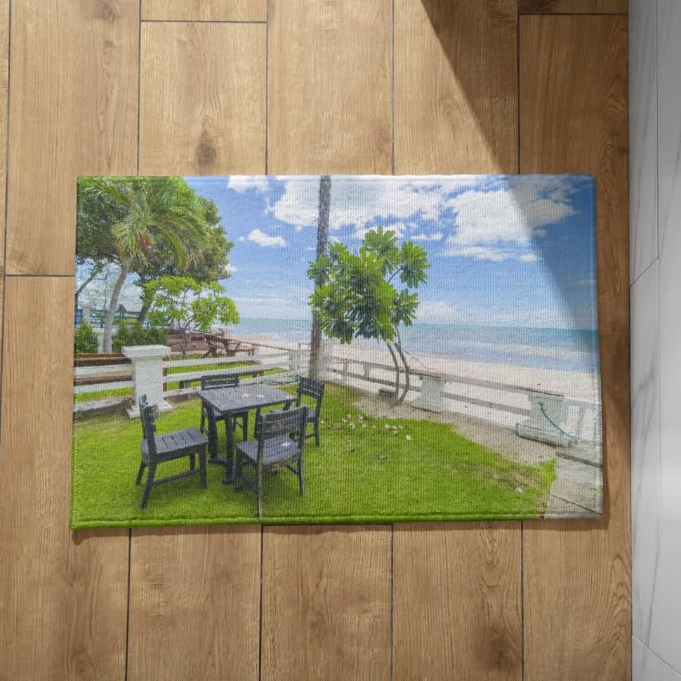 CEVAN Alfombra Puerta Entrada Felpudo Entrada Casa Anime Paisaje Natural Alfombras Antideslizantes Felpudos Originales Vintage 50x80cm