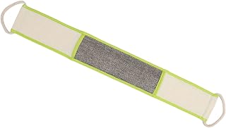 Toalha de banho para cantar nas costas, toalha de banho esfoliante nas costas acabamento verde uso dupla face linho 2 peças remover pele morta para homens mulheres