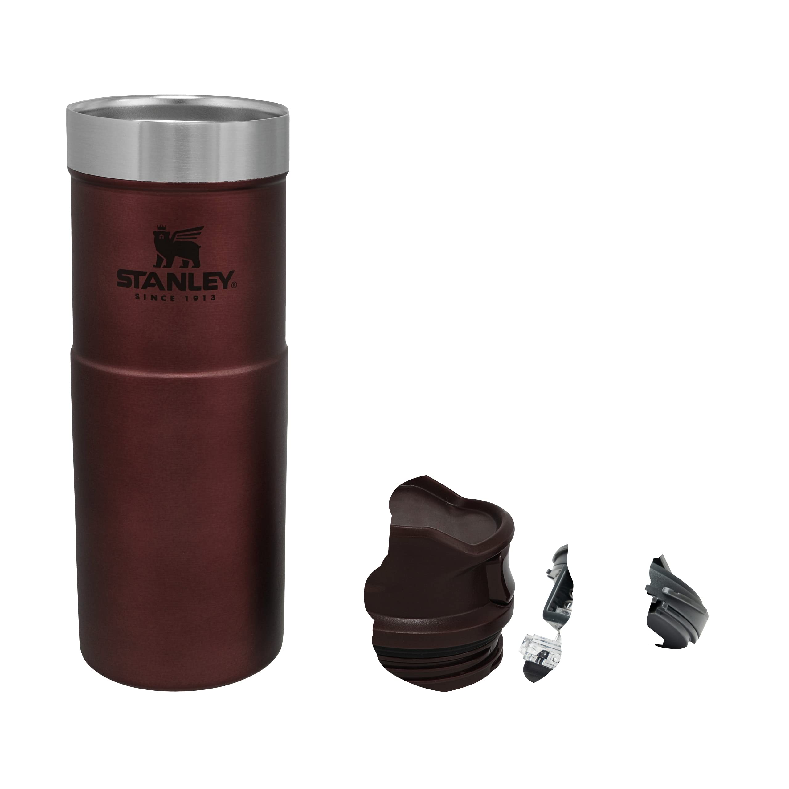 STANLEY Trigger Action - Taza de viaje de 0.25 litros, se mantiene caliente  durante 3 horas, sin BPA, termo para bebidas calientes o frías, taza de