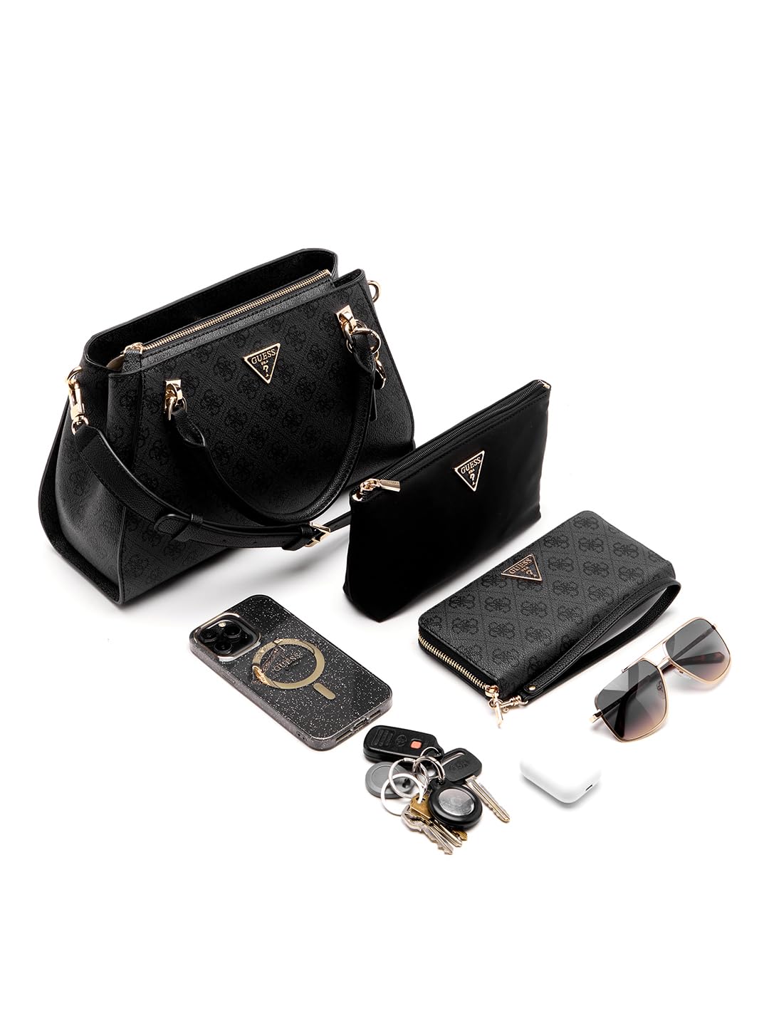 GUESS Noelle Ii Luxury Satchel Umhängetasche, Umhängetasche