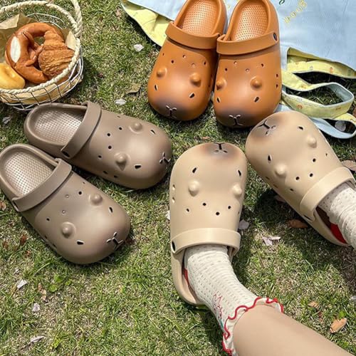 Capybara Summer Slippers for Women Men, Summer Breathable Animal Fun Slippers, Soft Non-Slip Sandals, Suitable for Indoor Leisure and Quick Travel4