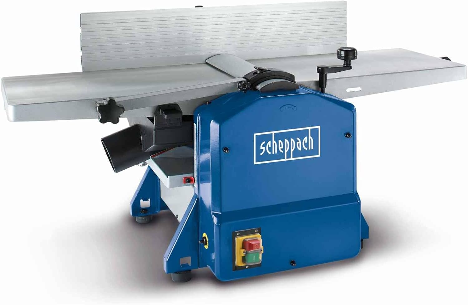 Scheppach Raboteuse & Dégauchisseuse compacte HMS1070 | Puissance 1500W | 2 fers en acier rapide | Butée inclinable | Vitesse des fers 9000-​1min | Hauteur/​largeur de passage 120-​254mm
