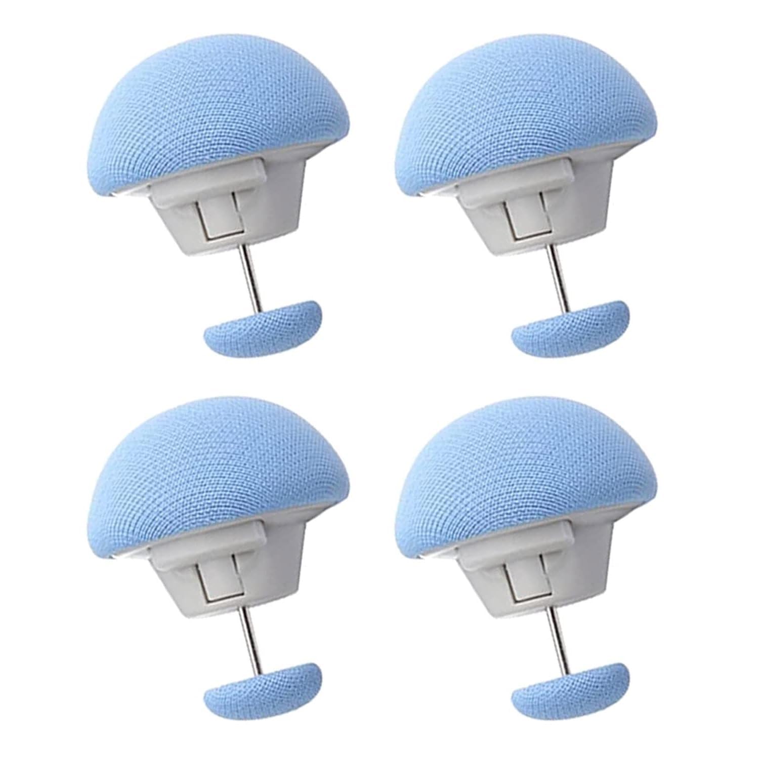 KENPORT Duvet Clips | Non-Slip Blanket Button Clip, Quilt Button Fixers, Rajai Cover Pin Lock, Comforter & Bedsheet Holder Clips with One-Key Unlock (Random Color) (4, Multicolor)-image-25