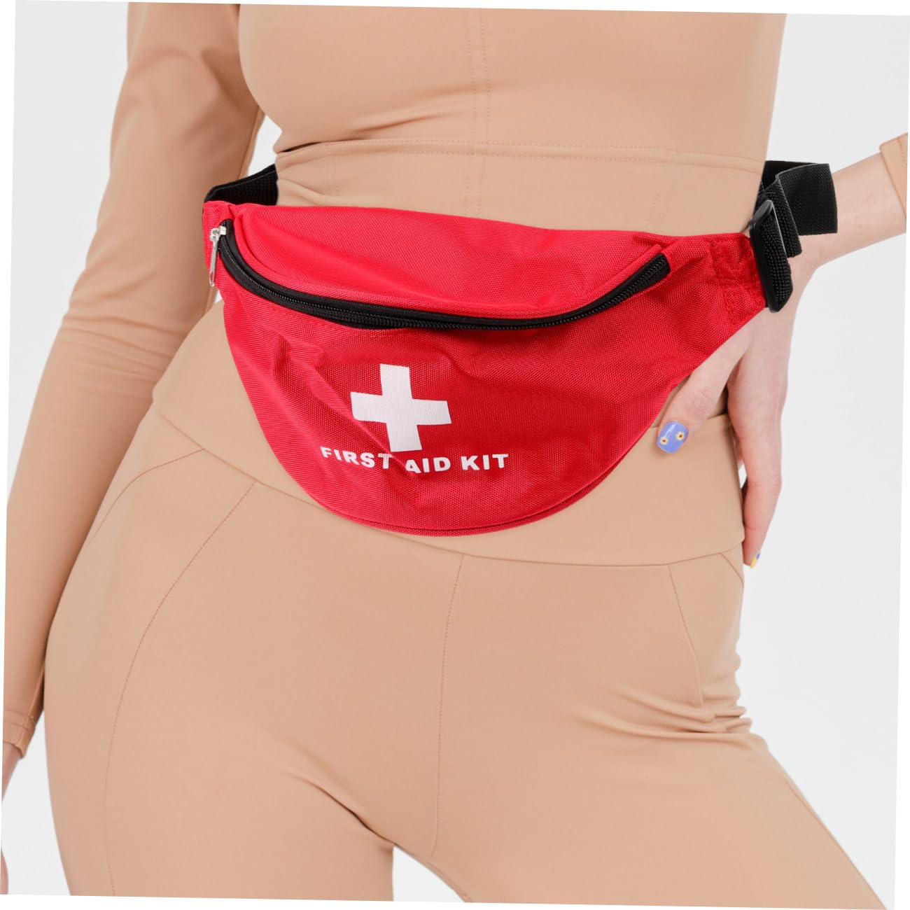 TOYANDONA 4 Set Sacca Di Pronto Soccorso Borsa Per Attrezzature Mediche Borsa Di Emergenza Vuota Borse Per Medicinali Borsa Medica Vuota Tela Di Nylon Rosso 2 Pezzi*4