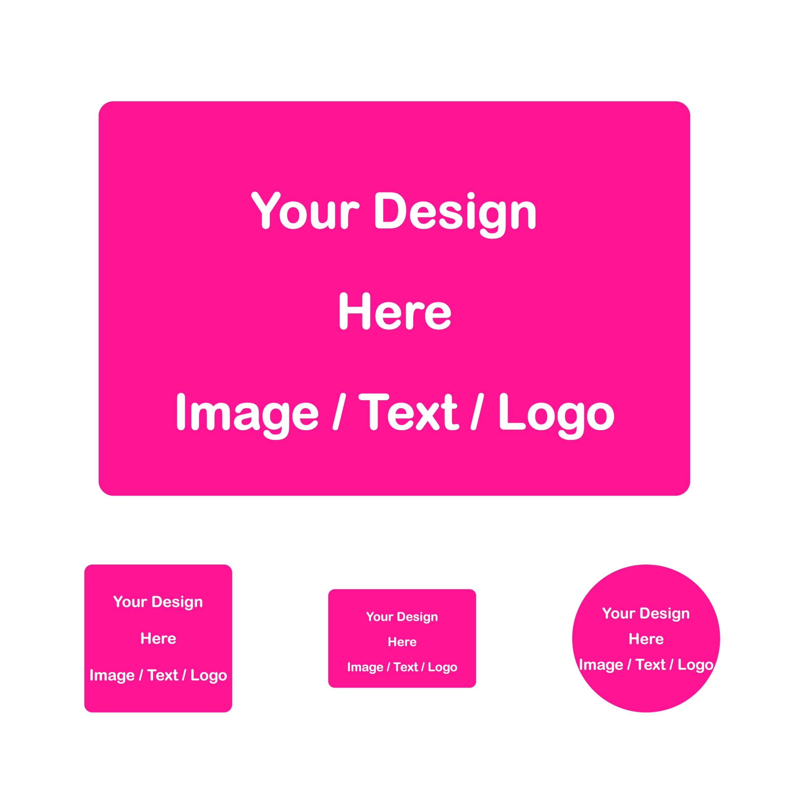 Customized Labels for Business - Customized Stickers for Business – PP Vinyl or Paper – Glossy/Matte – Multiple Shapes – Upload Logo, Text, Image – Die Cut by Riana Touche Inc. (Rectangular) - 1