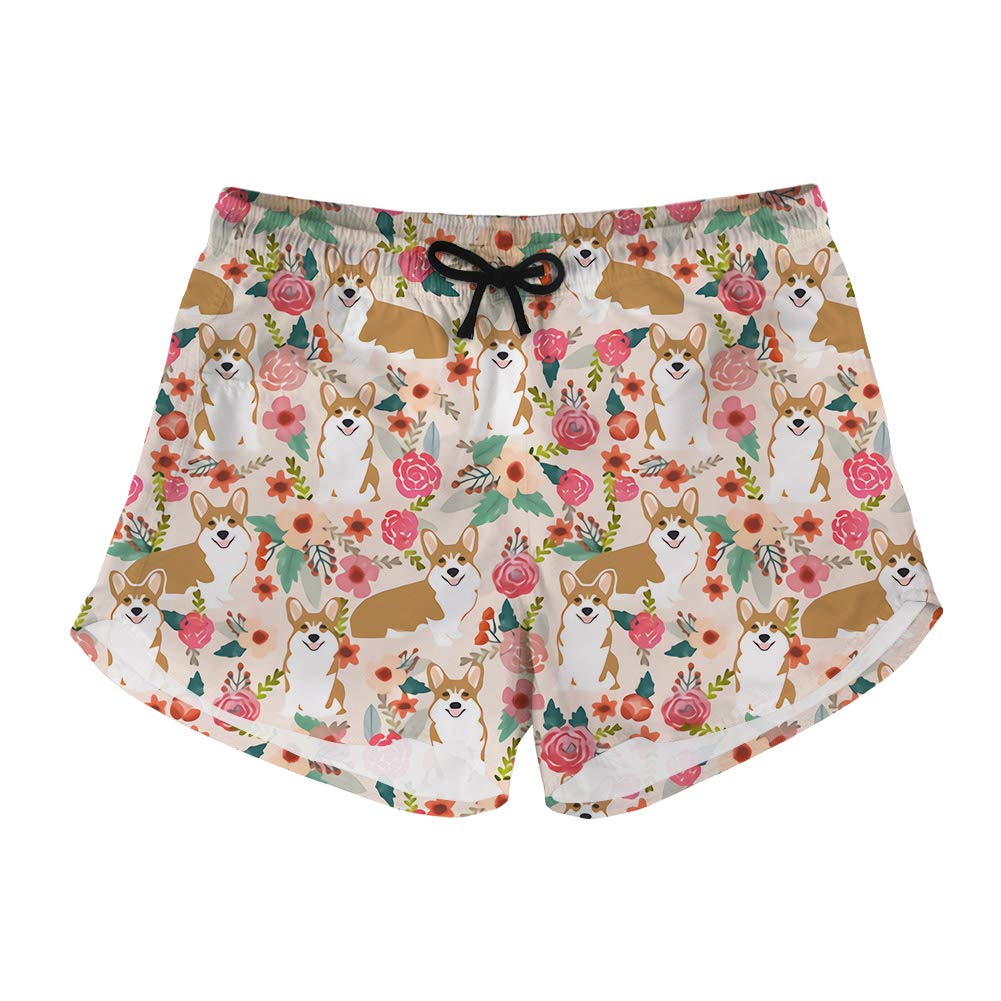 Board Shorts Women's Swimwear Plus Size Summer Hawaii Pineapple Leave Swimwear Swim Trunks S-4XL-image-12