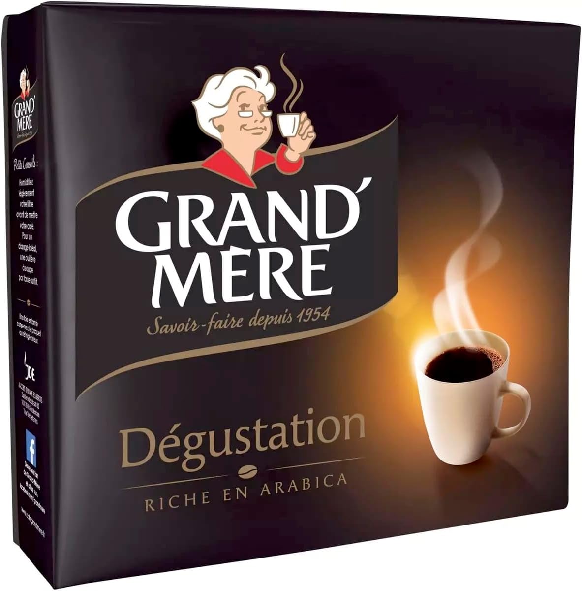 Grande Mere Dégustation 2 Packs Ground Coffee 8.8oz/250g Each
