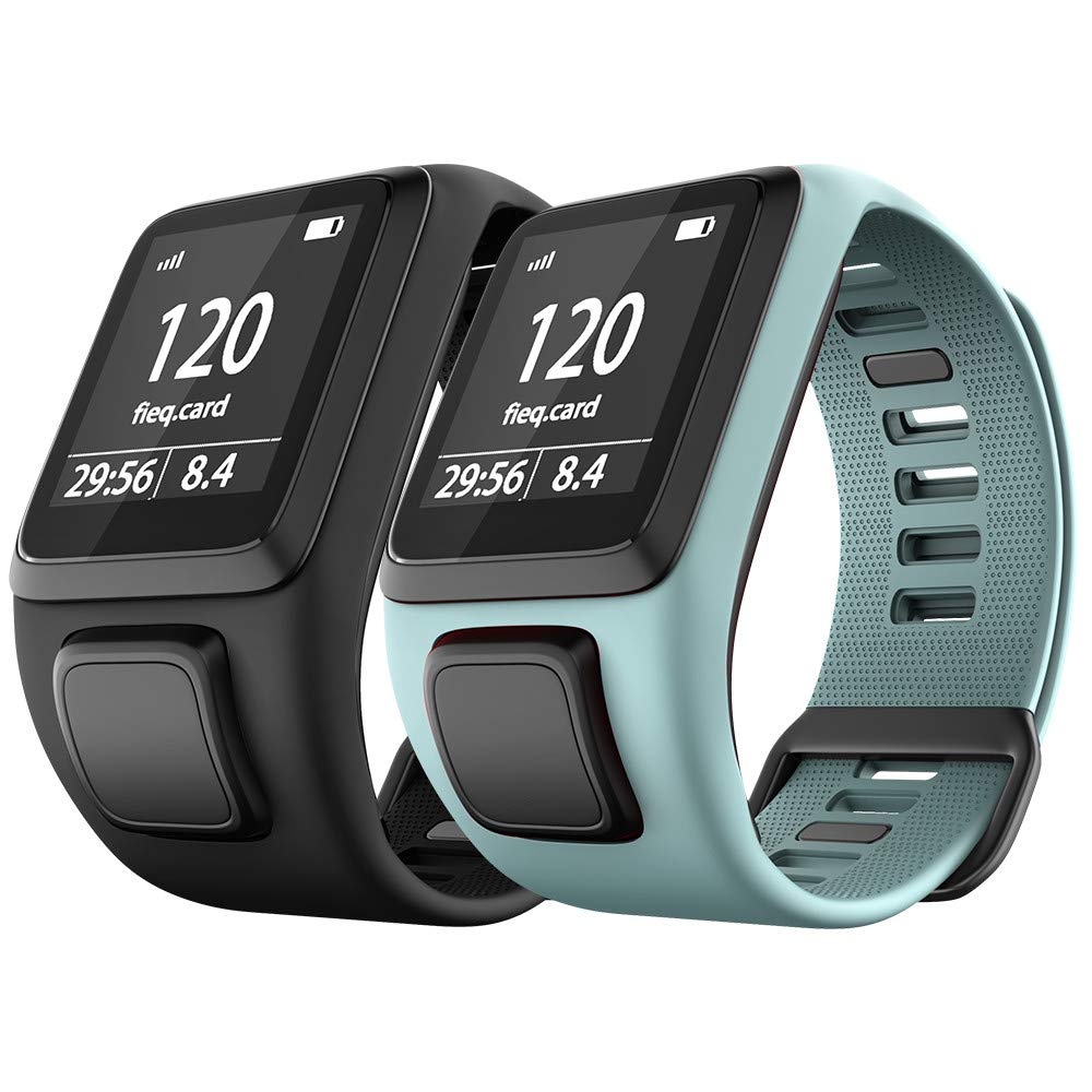 Bracelet Tomtom Runner 3 en silicone souple de rechange pour montre GPS - 8