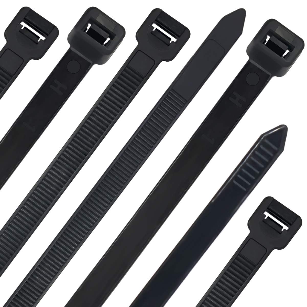 8 Inch (200 x 3.6 mm) Nylon Cable Ties Self-Locking Plastic Zip Ties for Industrial & Outdoor Use (100 Pcs)-image-36