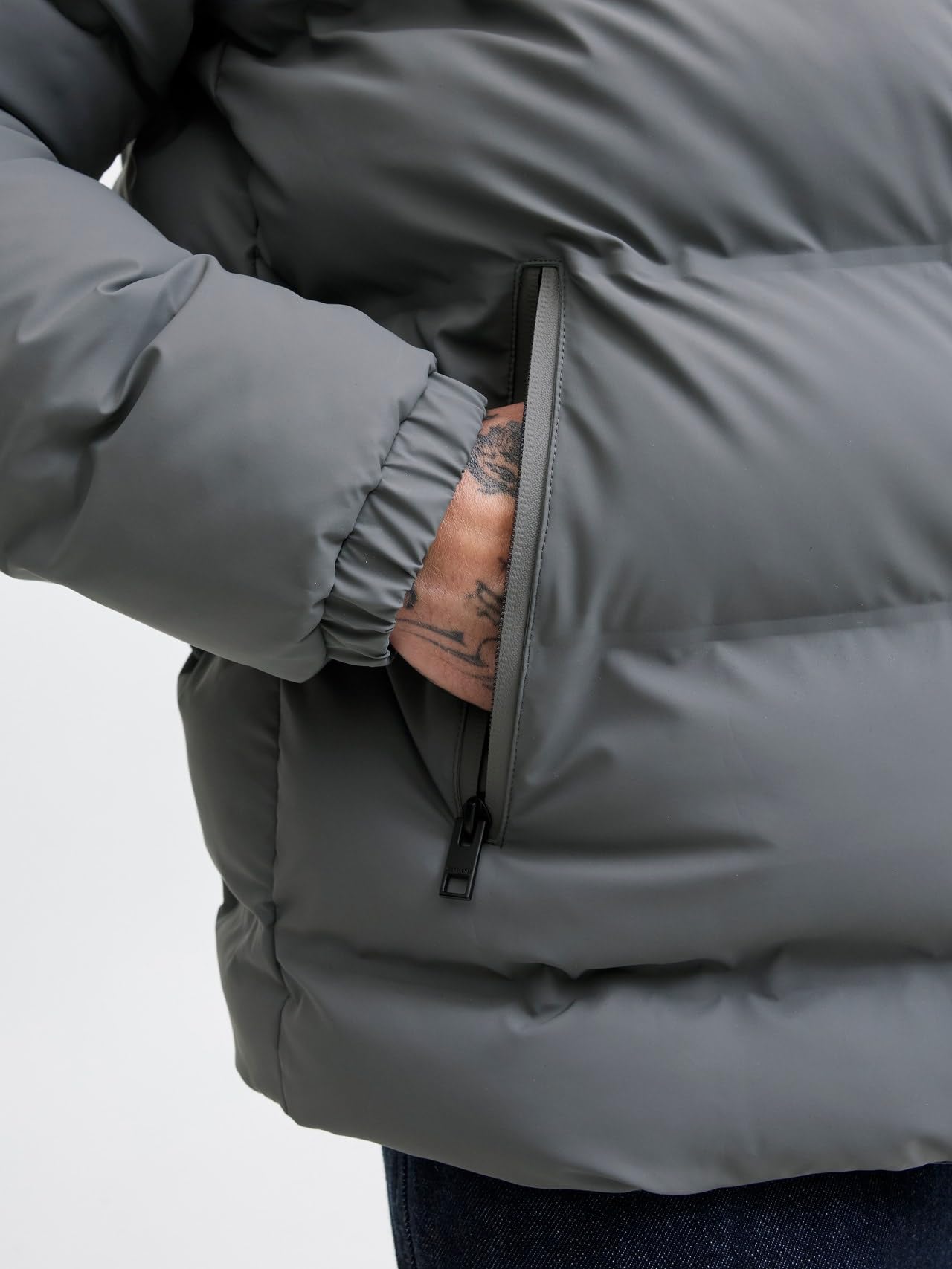 JACK & JONES Jjelements PU Puffer Jjelements Puffer Hombre (Pack de 1)