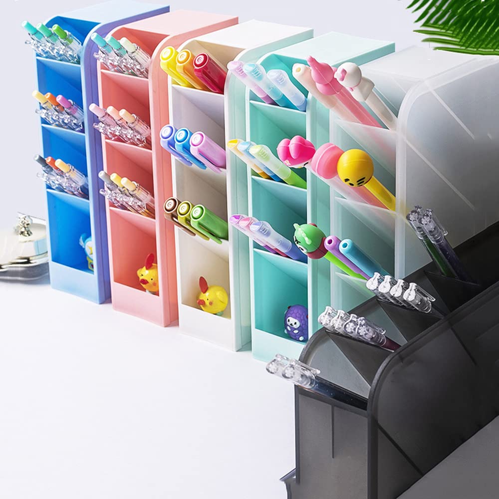 Pennenkoker in kleurpotlood-vorm, pennenhouder, bureau-organizer, bureau- organizer, beker voor pennen en andere benodigdheden