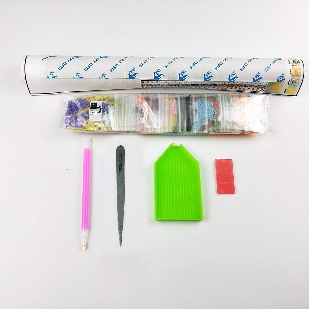 Gem Art Kit 5D Diamond Painting Full Drill Square Dragon