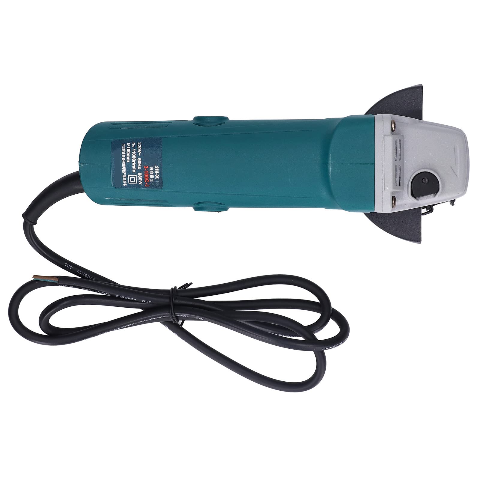 Smerigliatrice angolare 980 W 4 pollici 100 mm 220 V Utensile da taglio | Rettificatrice elettrica per operazioni di taglio e rettifica in applicazioni di officina