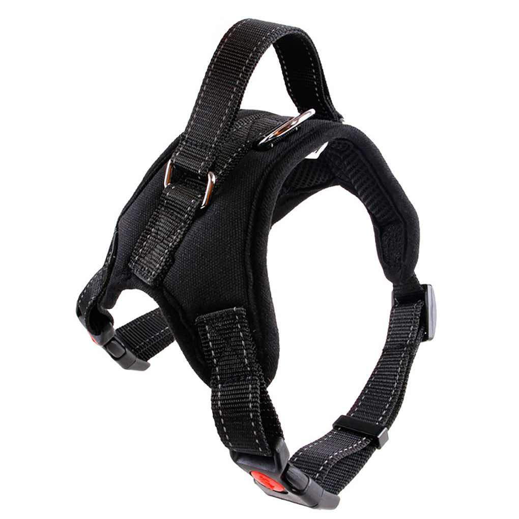 MissTiara Reflective No-Pull Dog Harness: Adjustable Comfort with Handle and Padded Chest Vest