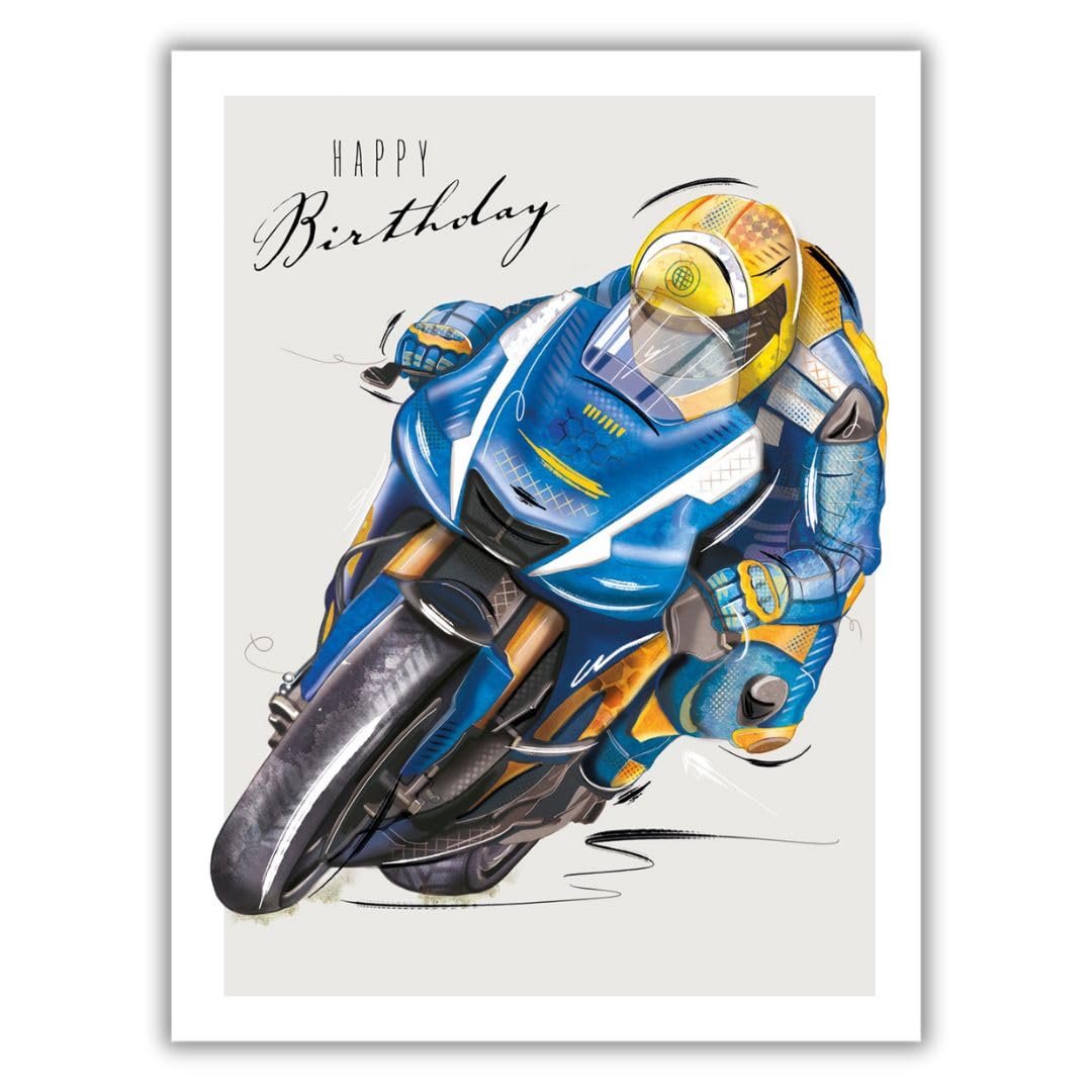 Biker Christmas Card Motorcycle Christmas Card Santa on a Harley