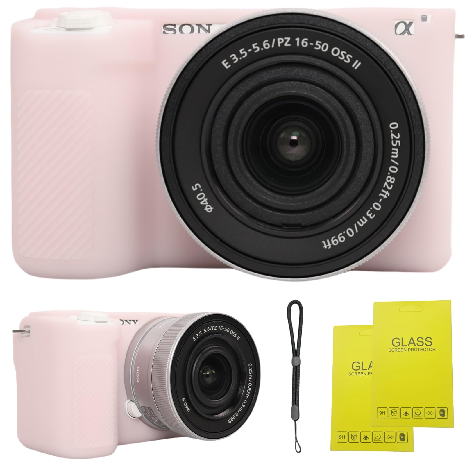 SZHSYJY Camera Case for Sony ZV-E10 II/ZV-E10M2 Digital Camera,ZV-E10 II Soft Silicone Protective Bag,Anti-Scratch Slim Fit Soft Sleeve with ZV-E10 II