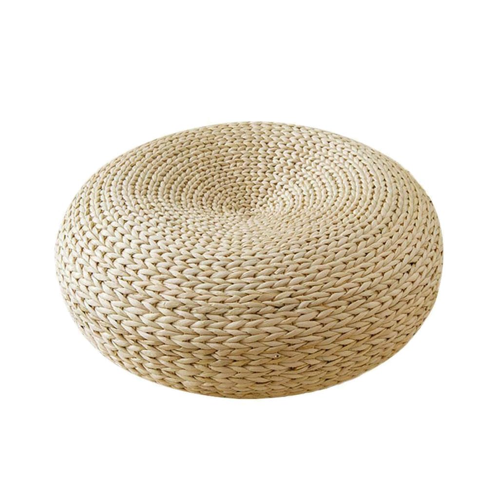 Tissage artisanat en paille pour un coussin de chaise style japonais haut de gamme