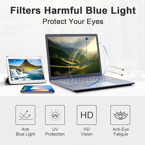 Miniatura 5 de Lentes de bloqueo de luz azul para mujer, gafas de luz azul mejor calificadas, elegantes para juegos, computadoras